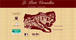 Desktop Screenshot of lepetitversailles.fr